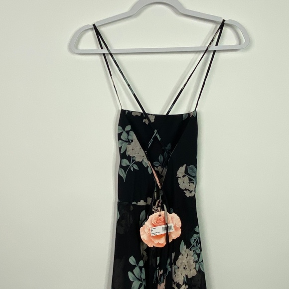 SMYM Black Floral Calypso Tiered Maxi Dress - Picture 5 of 5
